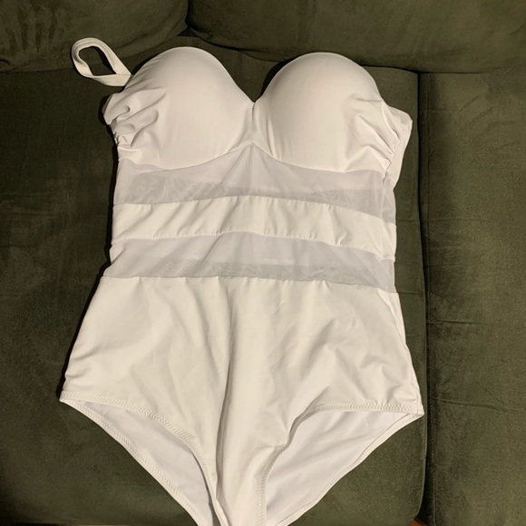 White and sheer one piece - Picture 1 of 4